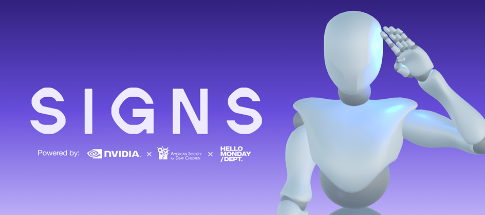 Hello Monday/DEPT, NVIDIA, and ASDC launch AI tool to bridges communication gaps between deaf and hearing communities